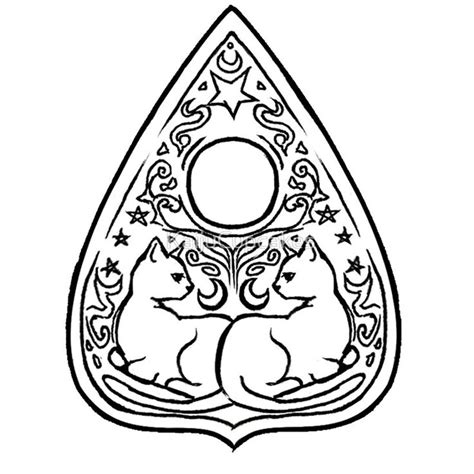 ouija board coloring pages ojuselementary