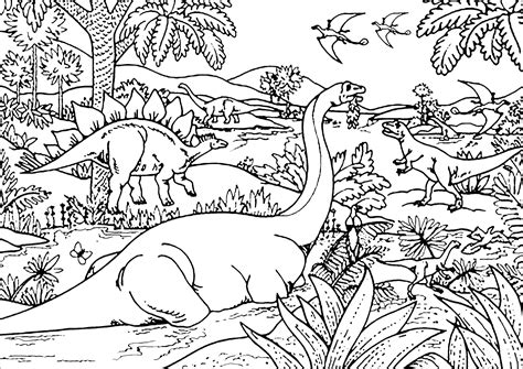 ancient dinosaur coloring pages dejanato