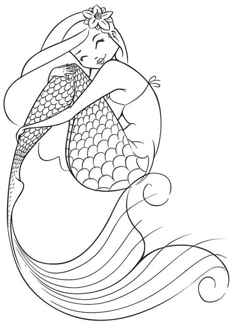 mermaid coloring page printjpg  mermaid coloring pages