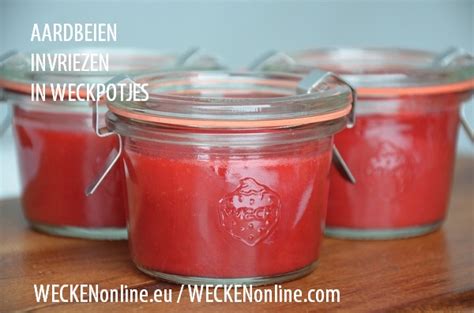 wecken en inmaken aardbeien recepten van weckenonline