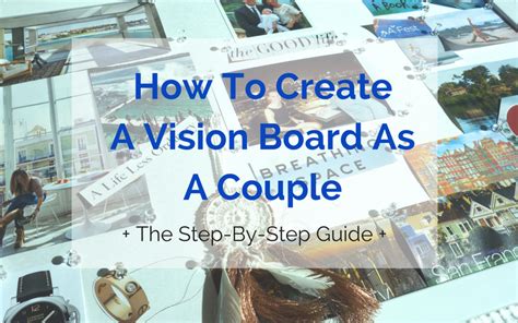 How To Create A Vision Board As A Couple