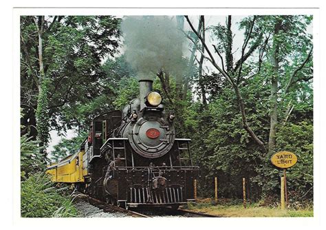 Strasburg Railroad Steam Locomotive No 89 Eshleman Run Train Rr 4x6