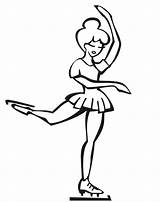 Coloring Pages Skating Ice Figure Skater Spin Drawing Clipart Clip Cliparts Skates Girl Skaters Tattoos Printable Don Library Getdrawings Ballet sketch template