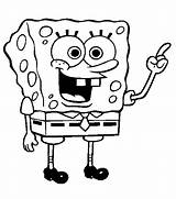 Spongebob Coloring Squarepants Pages Printable Sheets Colouring Bob Birthday Sponge sketch template