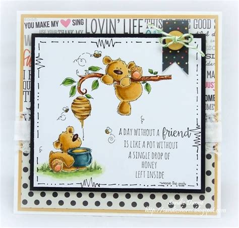 It’s Bellarific Friday Featuring Our Stamp Of The Month Honeybear