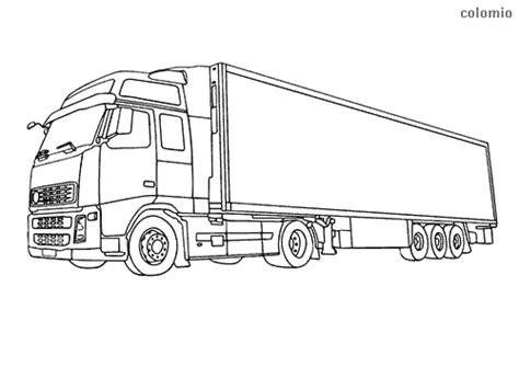 trucks coloring pages  printable truck coloring sheets