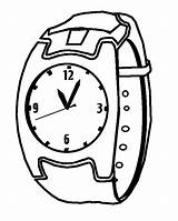 Relojes Clock Reloj Horloge Ura Esferas Kleurplaat Tocolor Pobarvanke sketch template