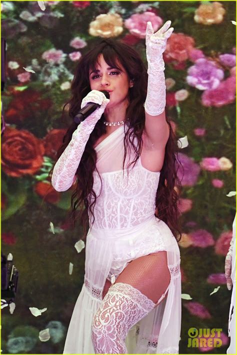 Camila Cabello Performs Living Proof In Sexy Lingerie At