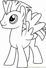 Coloring Thunderlane Pony Pages Little Friendship Magic Cartoon Coloringpages101 sketch template