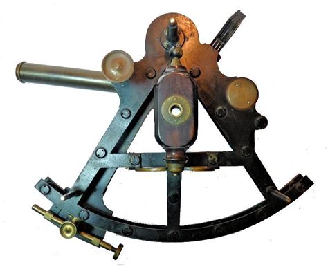 henry hughes and son double frame brass quintant sextant land and sea