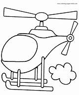 Coloring Pages Transportation Color Helicopter Printable Kids Sheets Found Helicopters sketch template