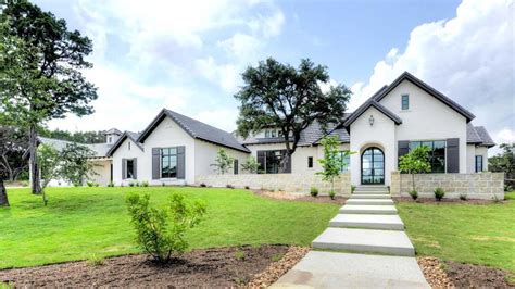 transitional french country french country exterior ranch house exterior lake houses exterior
