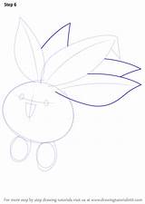 Pokemon Oddish Draw Step Drawing sketch template