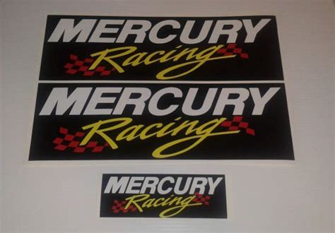 sell mercury outboard racing decals cowling decals mercury racing  lawrence kansas united states