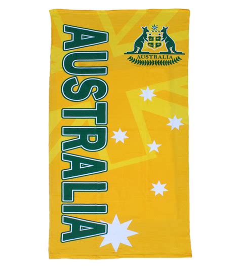 Green And Gold Australia Towel Australia The T Australian