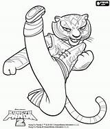 Kung Tigress sketch template