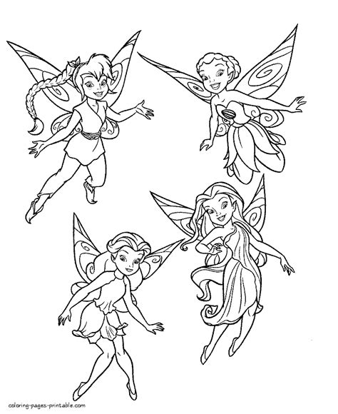 fairies printable coloring pages coloring pages printablecom