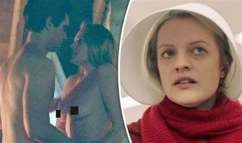 the handmaid s tale shocks with topless sex scene as