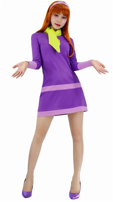 Sexy Girl Daphne Cosplay Cartoon Character Scooby Doo Cosplay Halloween
