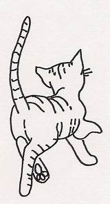 Cat Kitten Drawing Flickr Cartoon Embroidery Quilt Patterns Crafts Drawings sketch template