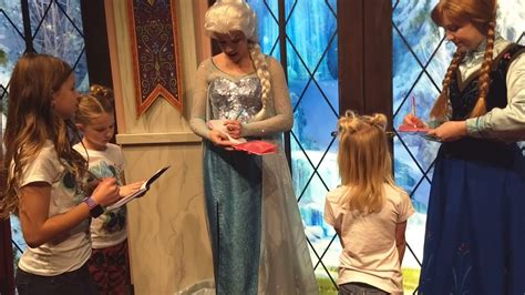 Elsa And Anna At Disneyland Youtube
