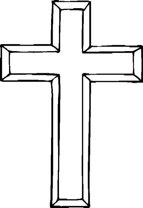 cross coloring pages  preschooler   cross coloring page