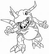 Digimon Malvorlagen Printablefreecoloring Animados sketch template