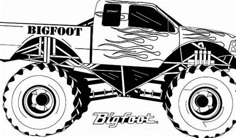 monster truck coloring page clipart wikiclipart
