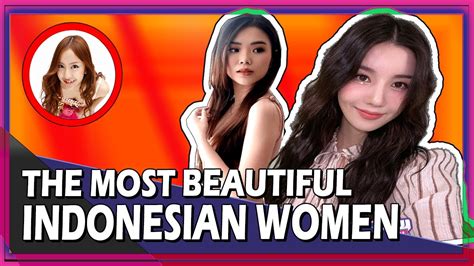 the most beautiful indonesia women youtube