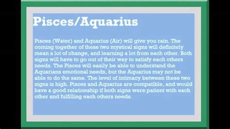 Marriage Compatibility In Between The Aquarius Man And Pisces Woman