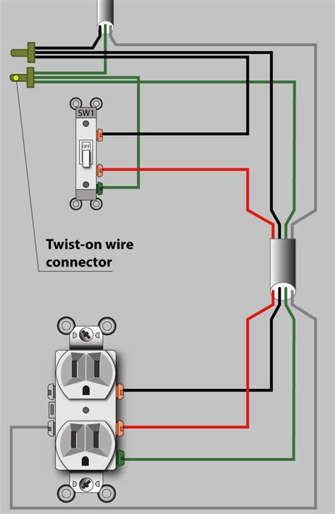 light switch  outlet wiring