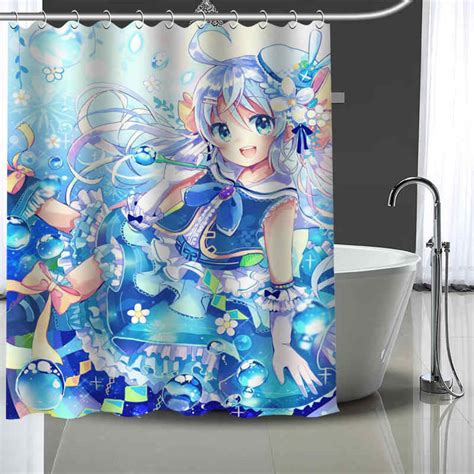 Sexy Anime Girls Shower Curtain Best Nice Custom Bath Curtain