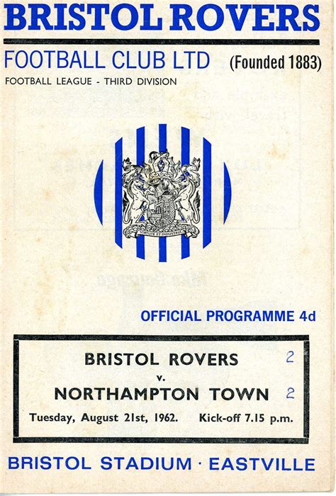 Bristol Rovers Bristol Rovers ~ 1962 63