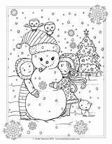 Coloring Christmas Pages Village Adult Pdf Color Getdrawings Printable Getcolorings Colorings sketch template