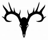 Silhouette Deer Elk Antler Antlers Reindeer Head Horns Mule Clip Library Transparent Clipart sketch template