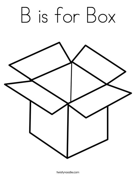 boxes coloring pages