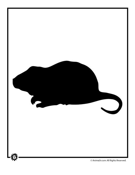 mouse template woo jr kids activities childrens publishing
