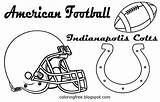 Cowboys Colts Indianapolis Learnykids Learny Coloringfree sketch template