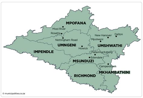 impendle local municipality map
