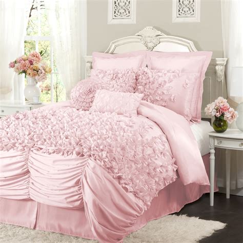 pale pink comforter bedding sets  soft place  fall