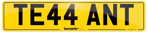 true  number plate guide tennants uk