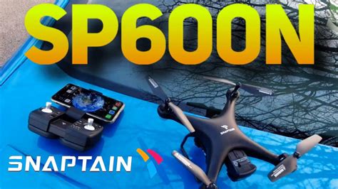 snaptain spn gps drone  flight youtube