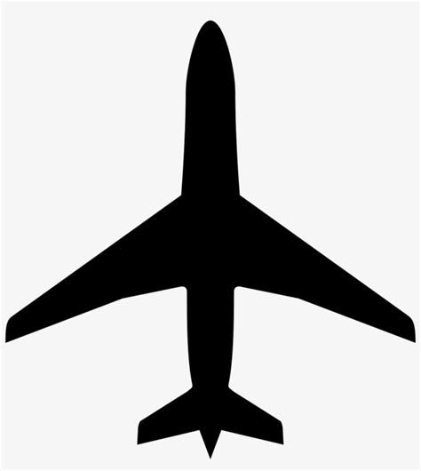 plane png airplane silhouette hd  transparent png  pngkey