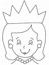 Coloring Queen Colouring sketch template