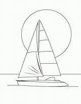Coloring Pages Boat Sailboat Yacht Sailing Printable Boats Color Ships Print Segelboot Library Ausmalen Zum Transportation Popular Coloringhome Visit Clipart sketch template
