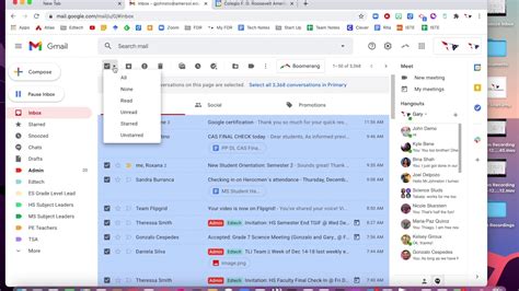 semester  gmail clean  youtube