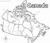 Printable Map Maps Grade Canada Blank Geography Printables Kids Coloring Worksheets Template Learning Lake Names Canadian Ontario Fill Remembrance Layers sketch template