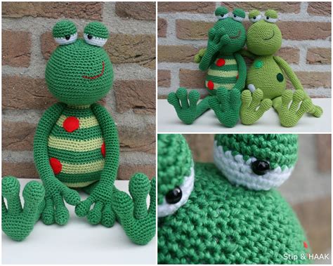 stip haak mijn patronen crochet panda crochet amigurumi crochet frog cute crochet crochet