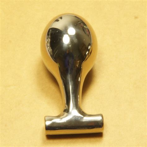 Buy Heavy Metal Smooth Surface Anal Butt Plug Long