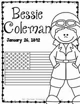 Coleman Bessie sketch template